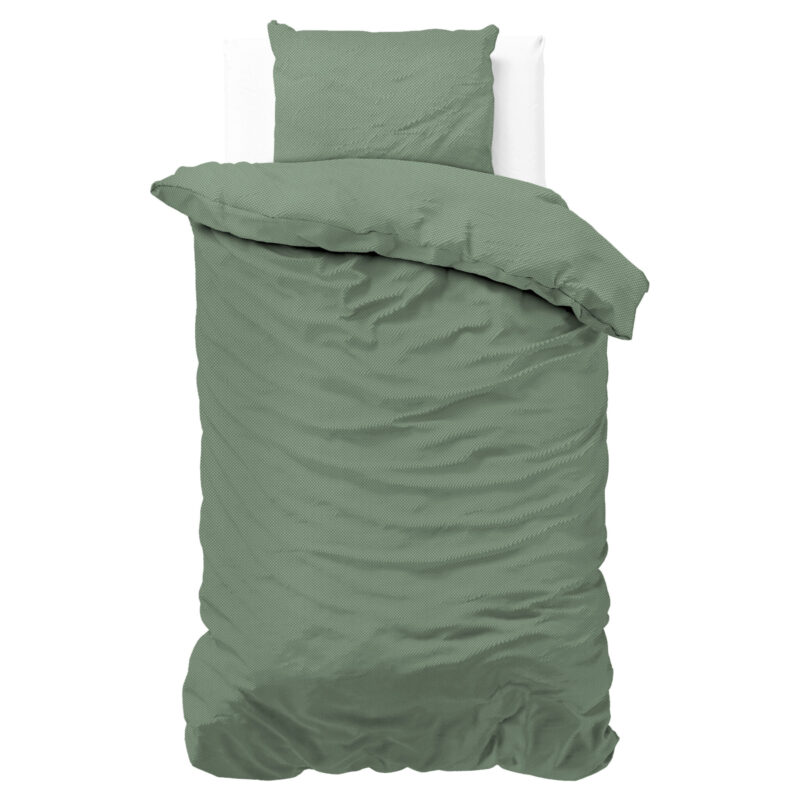 Satin Point Groen 140 x 220
